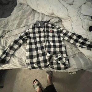 Flannel Shirt / Jim Beam Maple Logo Medium M